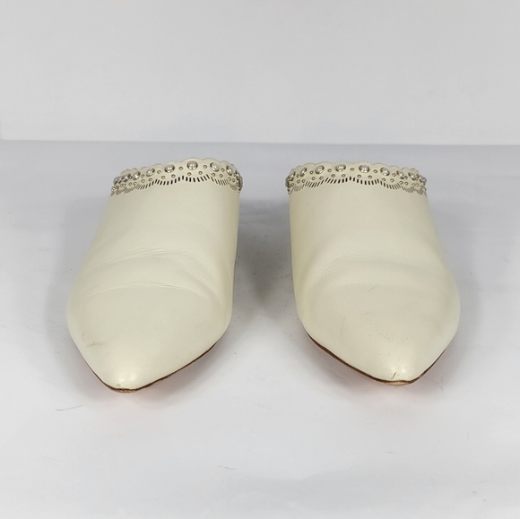 Pour La Victoire Leather Mules #674 Size 8.5 - Picture 4 of 11